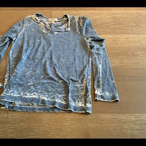 JOAH LOVE BLUE TIE DYED LS BOYS T SHIRT SZ 8